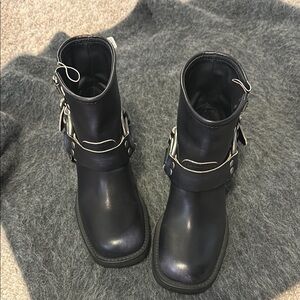 Miu Miu Moto Booties